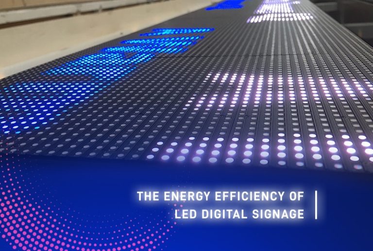 Led Infomation Sign The Energy Efficiency of LED within our Digital Signage | Scanlite