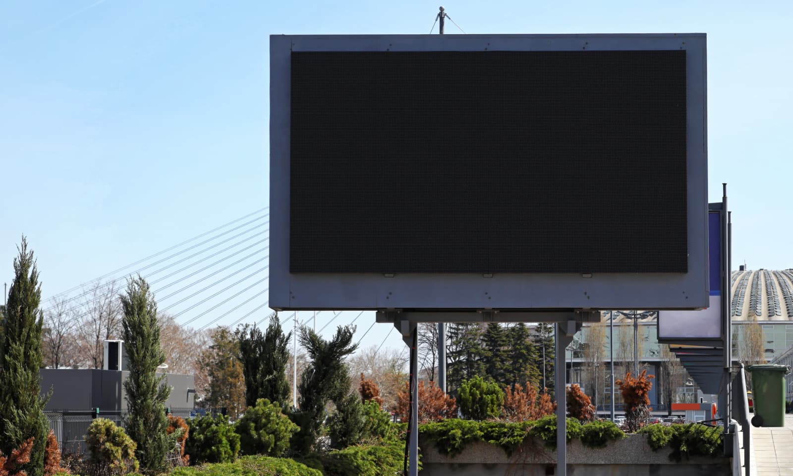 LED screen outdoors