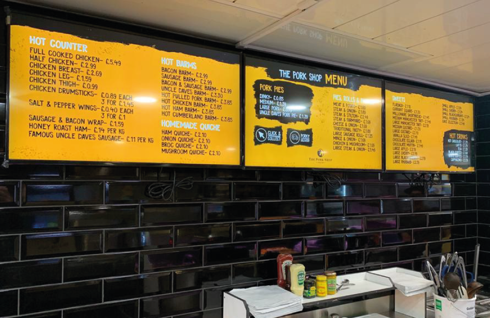 Digital Displays For Restaurants