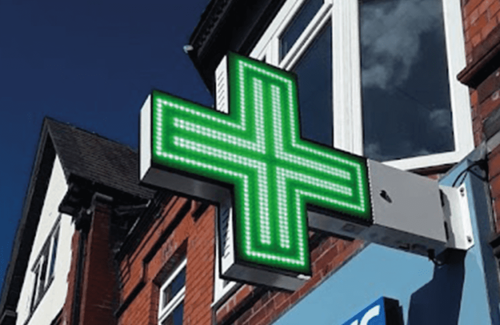 Pharmacy cross