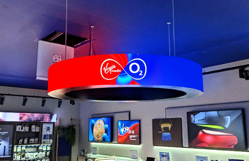 Bespoke Halo LED Display for Retail