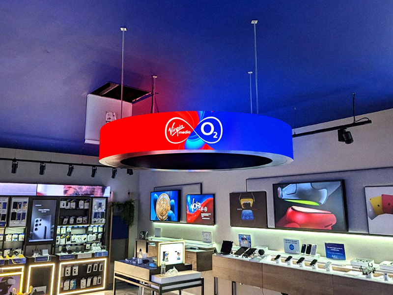 Bespoke Halo LED Display for Retail