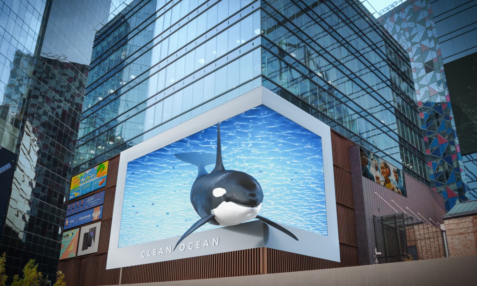 environmental digital screen outside